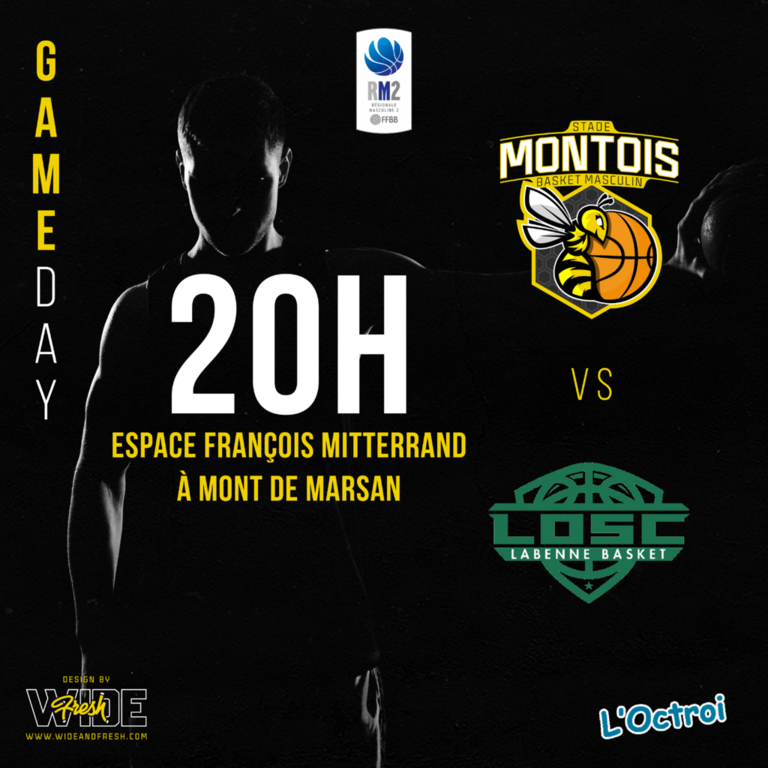 𝗥𝗠𝟮 : Stade Montois Basket Masculin  vs Labenne Basket