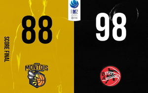 Régionale 2 - Défaite 88 - 98 face à Basket Arrigans