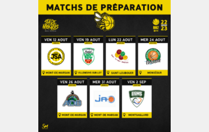 [ℹ️ 𝗡𝗠𝟮 - 𝗦𝗔𝗜𝗦𝗢𝗡 𝟮𝟬𝟮𝟮-𝟮𝟬𝟮𝟯] - Planning Matchs Préparation 🐝🏀🟨⬛