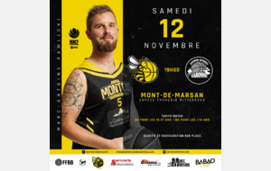 NM2 : Stade Montois Basket Masculin vs Garonne Avenir Basket