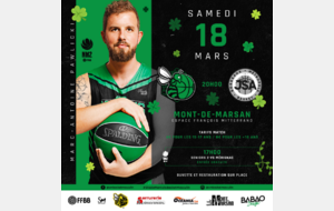 𝗡𝗠𝟮 : Stade Montois Basket Masculin vs JSA Bordeaux Métropole Basket