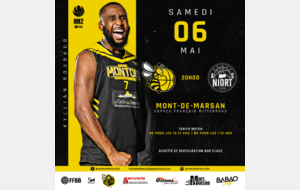 𝗡𝗠𝟮 : Stade Montois Basket Masculin  vs A.S. Niort Basket 🐝🏀🟡⚫