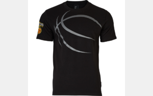 T-Shirt STREET T-SHIRT - Noir - Logo club brodé bras droit