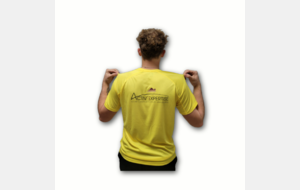 T-Shirt Entraînement Jaune 
