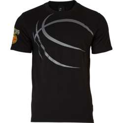 T-Shirt STREET T-SHIRT - Noir - Logo club brodé bras droit