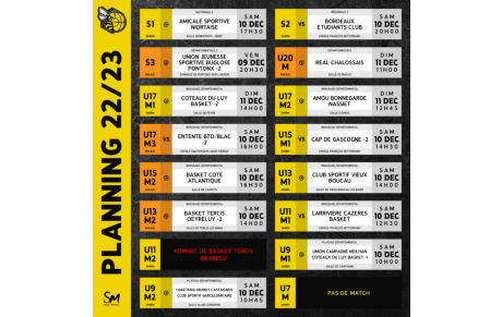 [𝗣𝗟𝗔𝗡𝗡𝗜𝗡𝗚 𝗗𝗨 𝗪𝗘𝗘𝗞-𝗘𝗡𝗗 - 𝗖𝗧𝗖 𝗗𝗨 𝗠𝗔𝗥𝗦𝗔𝗡] - 🐝🏀🟡⚫🐿️🟠⚫