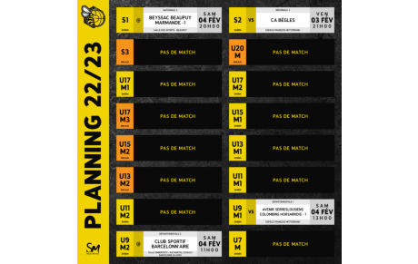 [𝗣𝗟𝗔𝗡𝗡𝗜𝗡𝗚 𝗗𝗨 𝗪𝗘𝗘𝗞-𝗘𝗡𝗗 - 𝗖𝗧𝗖 𝗗𝗨 𝗠𝗔𝗥𝗦𝗔𝗡] - 🐝🏀🟡⚫🐿️🟠⚫