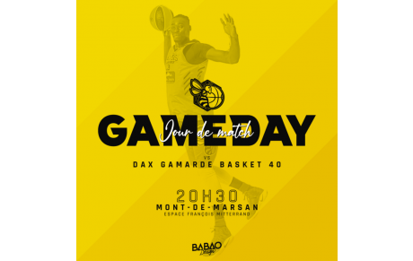 𝗡𝗠𝟮 : GameDay Stade Montois Basket Masculin vs Dax Gamarde Basket 40