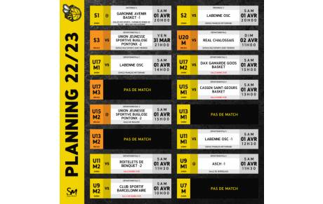 [𝗣𝗟𝗔𝗡𝗡𝗜𝗡𝗚 𝗗𝗨 𝗪𝗘𝗘𝗞-𝗘𝗡𝗗 - 𝗖𝗧𝗖 𝗗𝗨 𝗠𝗔𝗥𝗦𝗔𝗡] - 🐝🏀🟡⚫🐿️🟠⚫