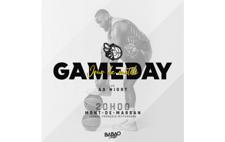 𝗡𝗠𝟮 : GAMEDAY Stade Montois Basket Masculin vs A.S. Niort Basket 🐝🏀🟡⚫